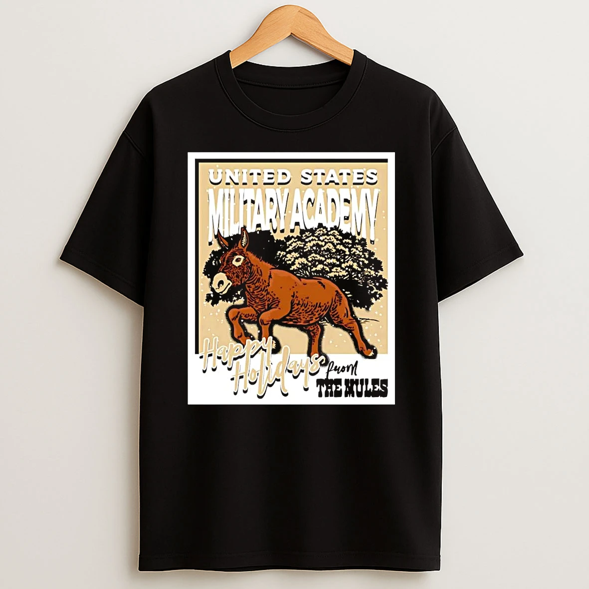 Army Black Knights Happy Holiday From The Mules Christmas T Shirt