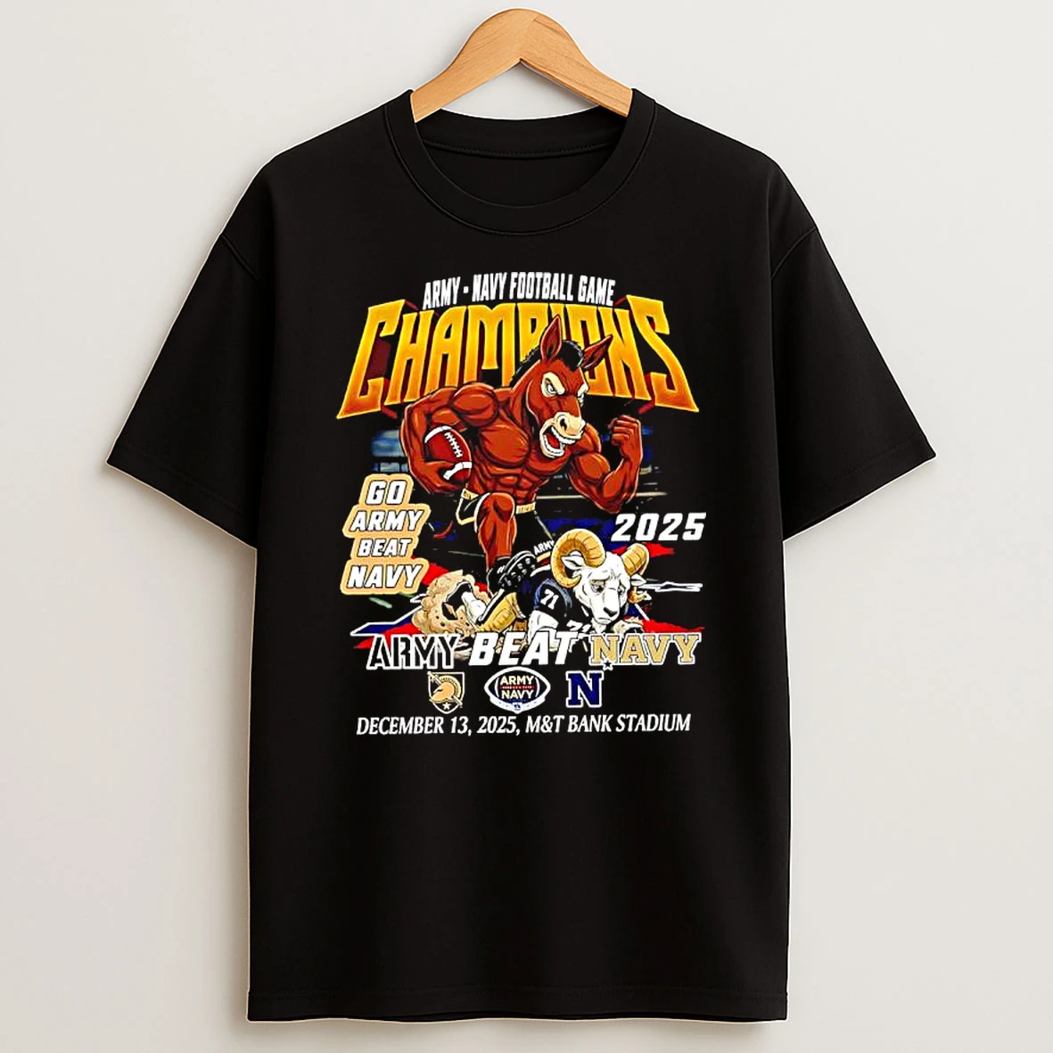 Army Navy Football Game In 2025 Mascot Beat T Shirt