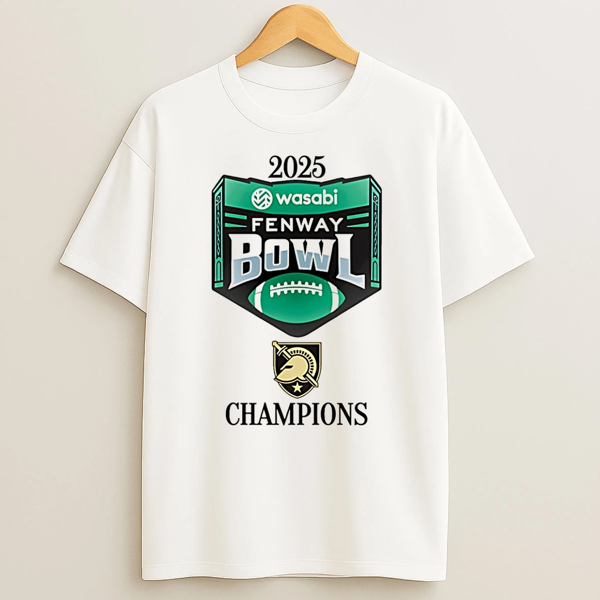 Army Football 2025 Fenway Bowl Champions Classic T Shirt