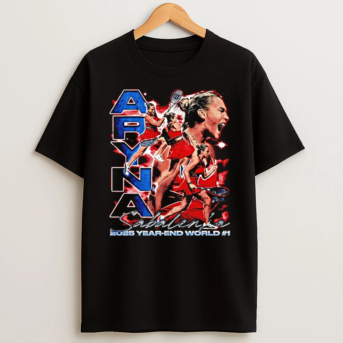 Aryna Sabalenka 2025 Year End World No 1 Vintage T Shirt