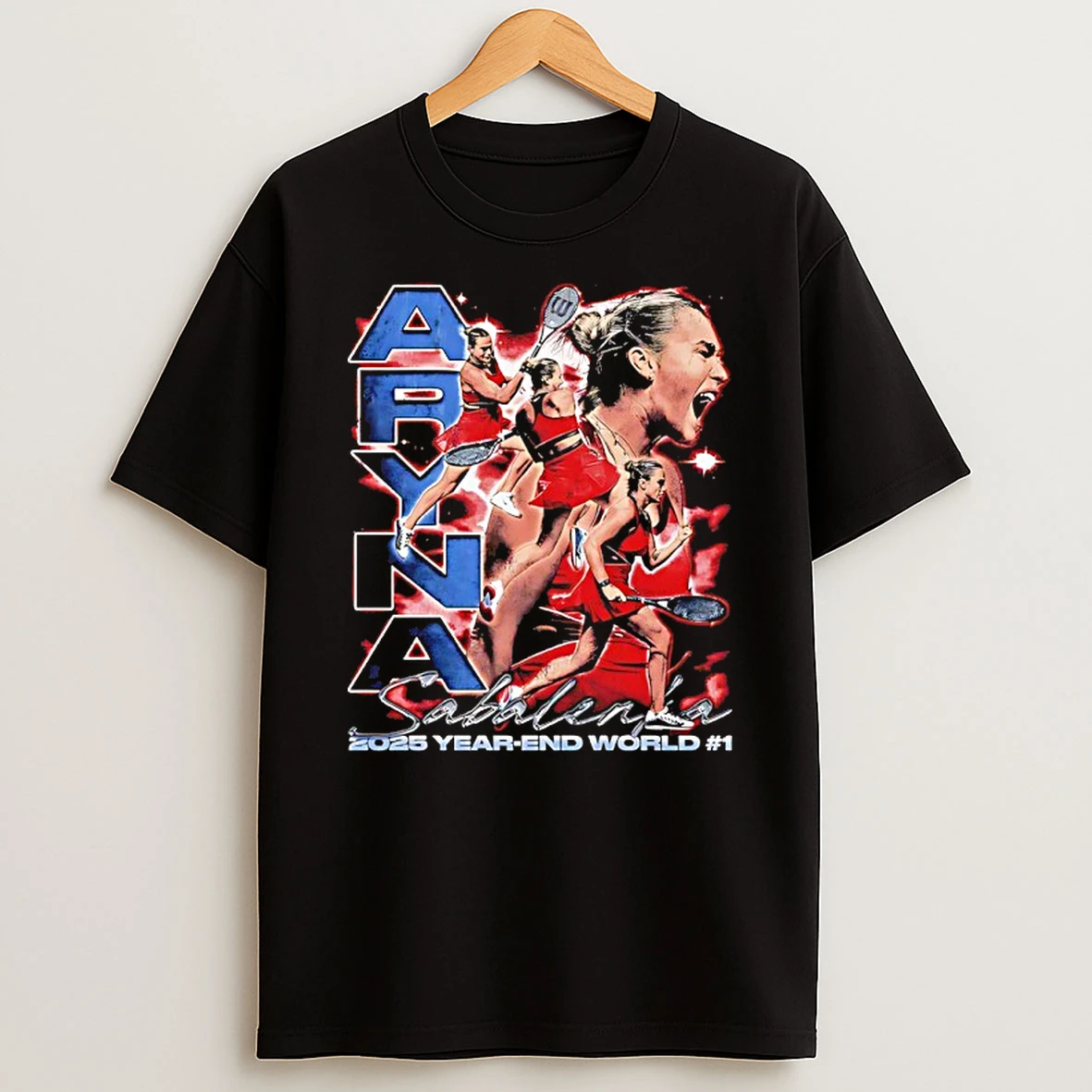 Aryna Sabalenka 2025 Year End World Number 1 Vintage T Shirt
