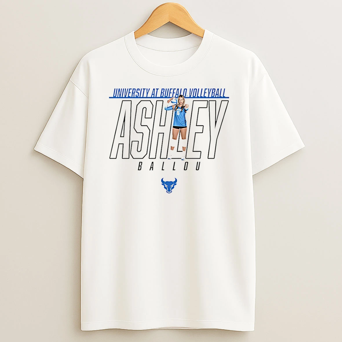 Ashley Ballou Buffalo Bulls Illustrated T Shirt
