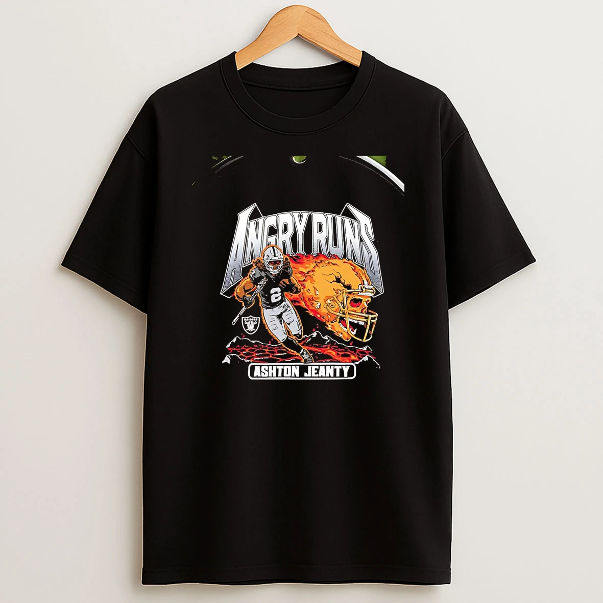 Ashton Jeanty Angry Runs Las Vegas Raiders Chriast T Shirt
