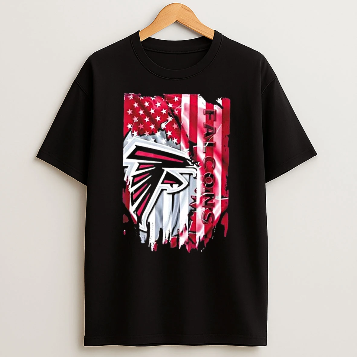 Atlanta Falcons Football X American Flag T Shirt