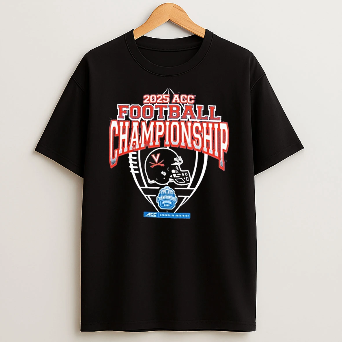Atlantic Coast Conference Football Championship 2025 Virginia Cavaliers T Shirt