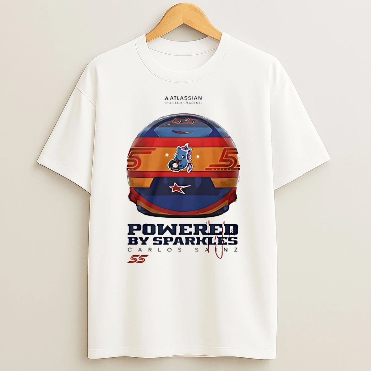 Atlassian Williams Racing Powered By Sparkles Signatures T Shirt
