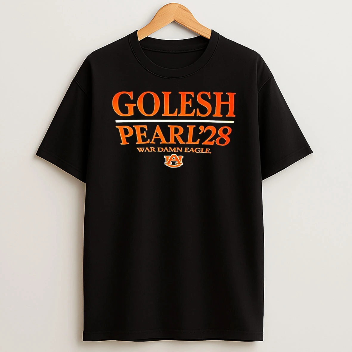 Auburn Tigers Golesh Pearl 2028 War Damn Eagle T Shirt