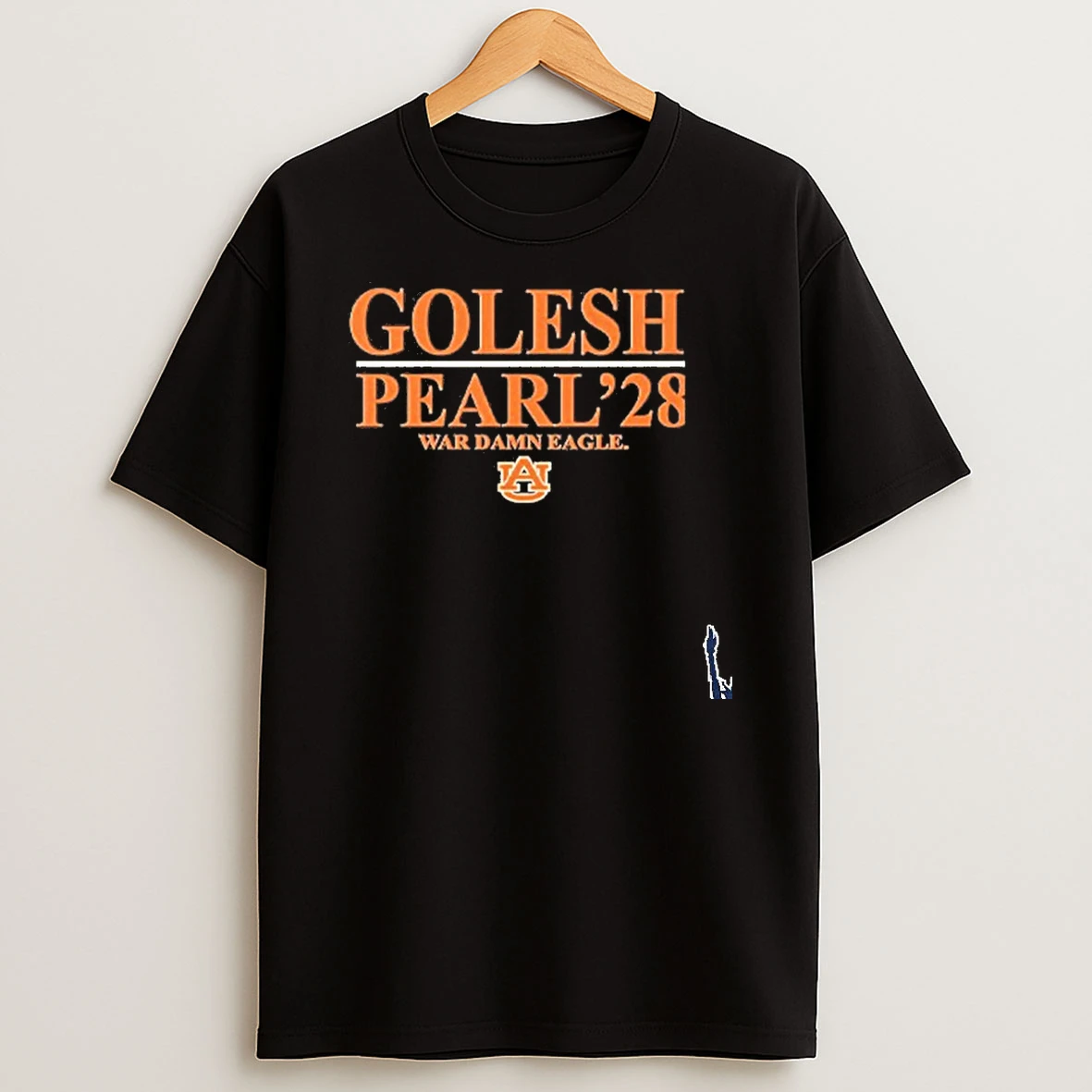 Auburn Tigers Golesh Pearl 28 War Damn Eagle T Shirt