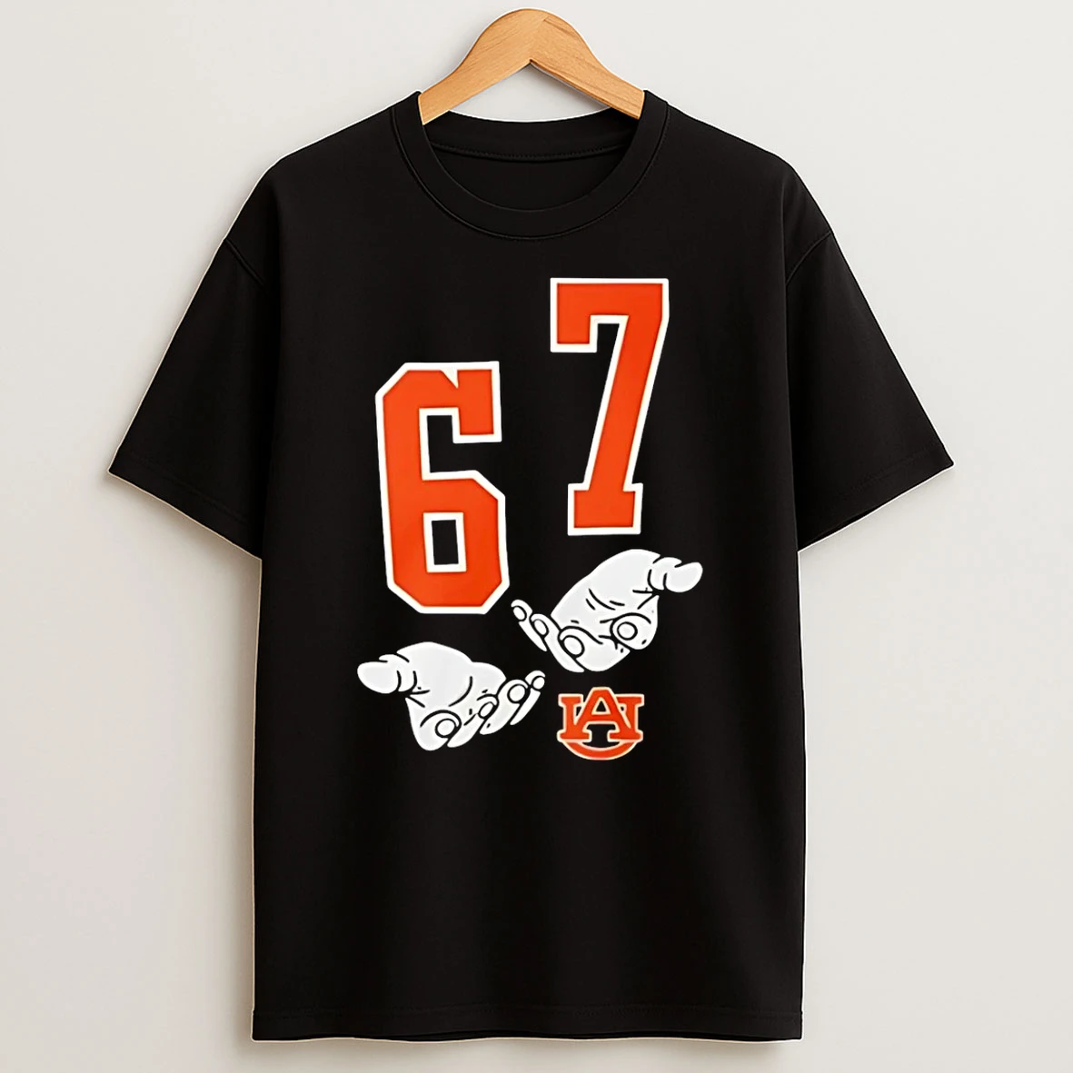 Auburn Tigers Iron Bowl 6 7 Six Seven T Shirt