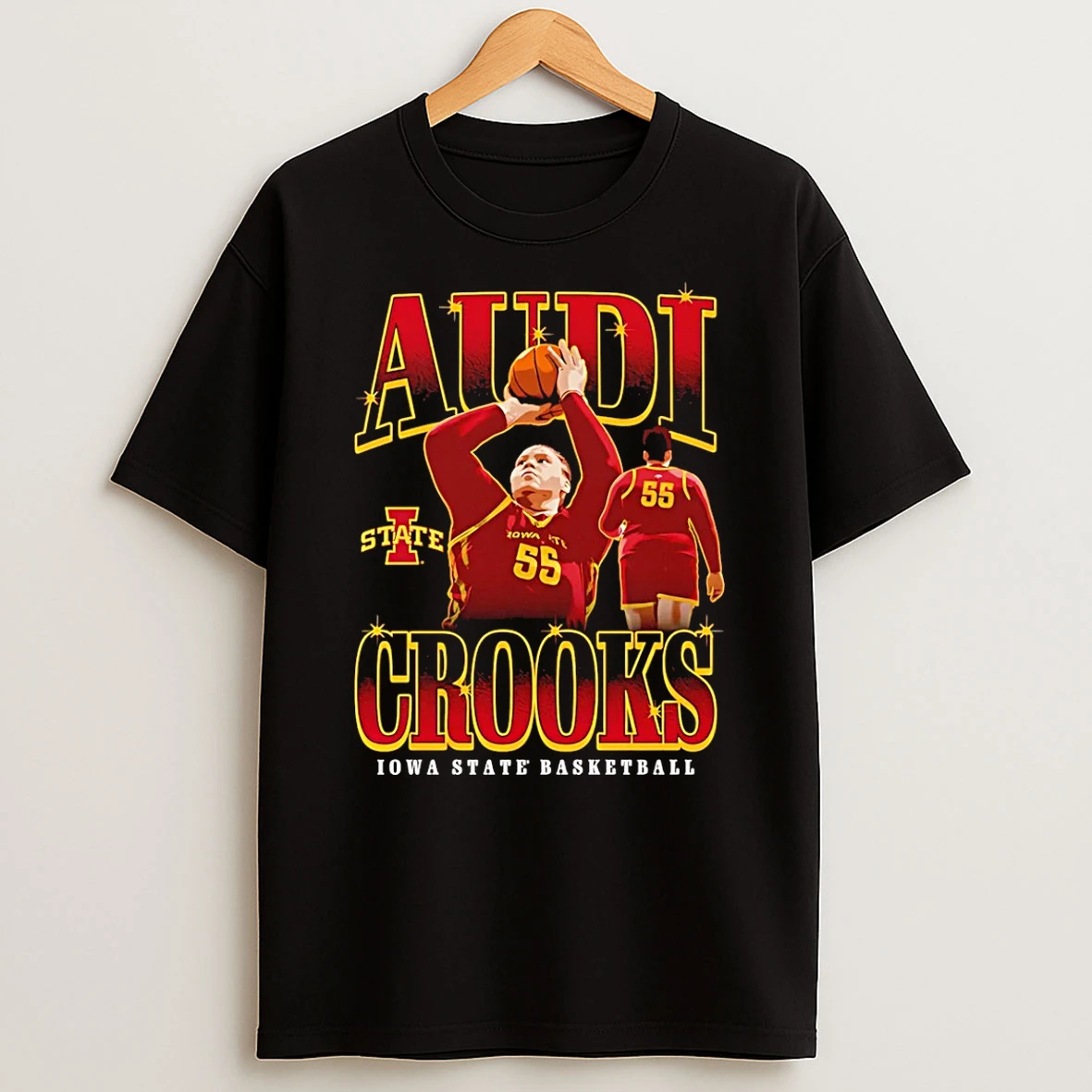 Audi Crooks Iowa State Cyclones Illustrated T Shirt