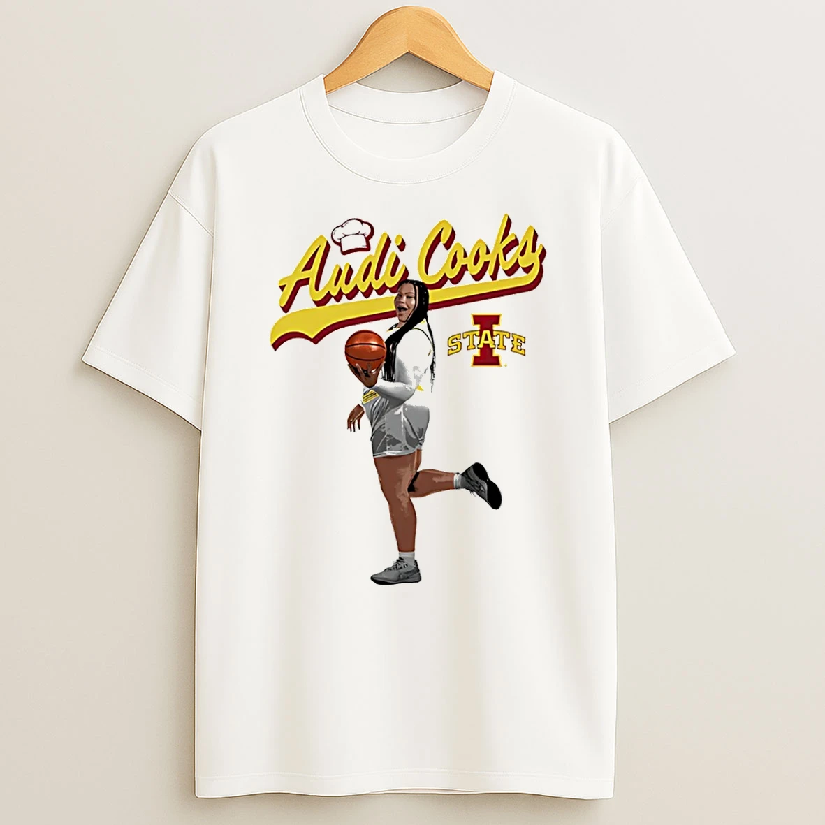 Audi Crooks Iowa State Cyclones Cartoon T Shirt