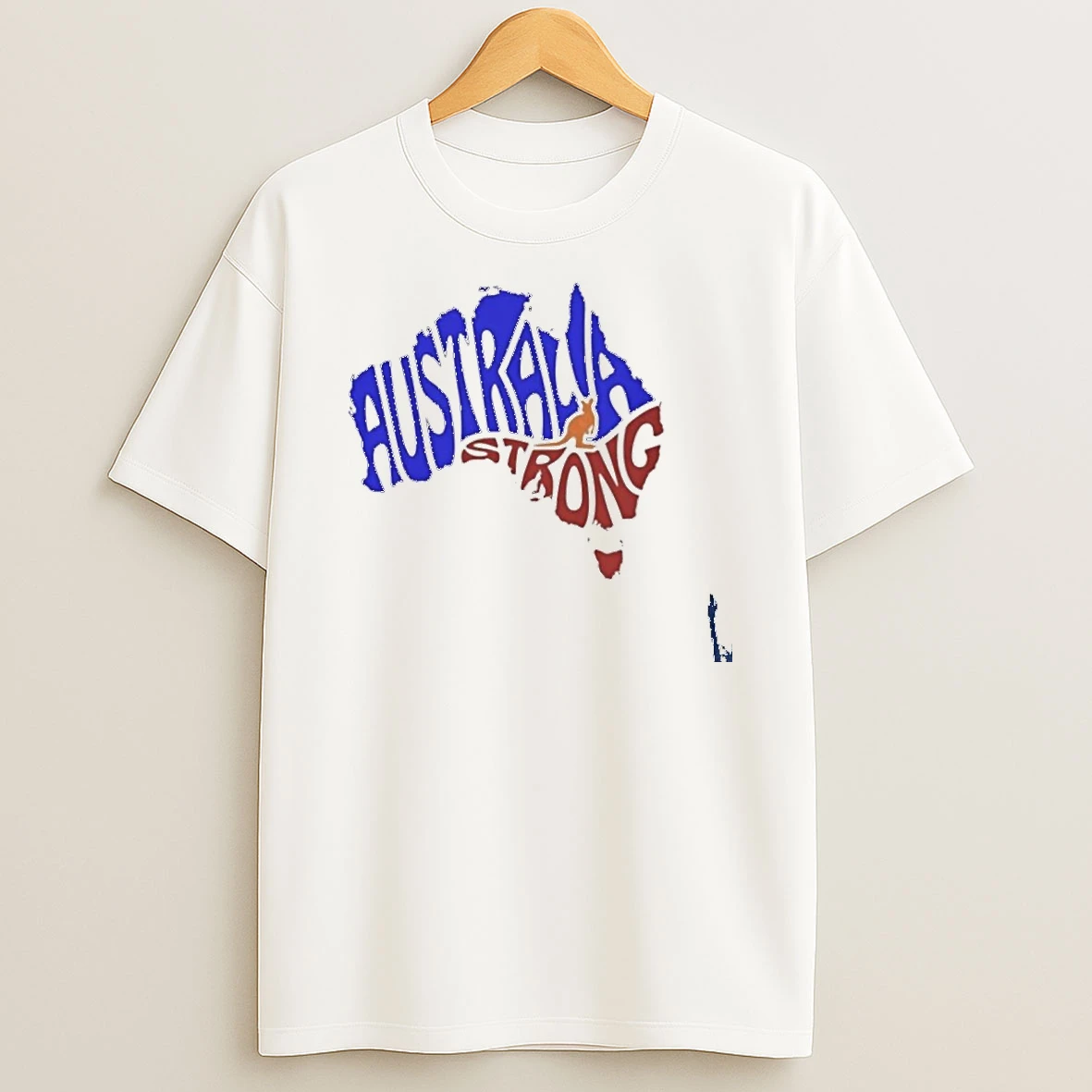 Australia Strong Map Bondi Beach T Shirt
