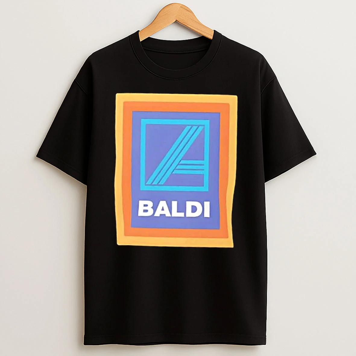 Baldi Supermarket Parody Logo T Shirt