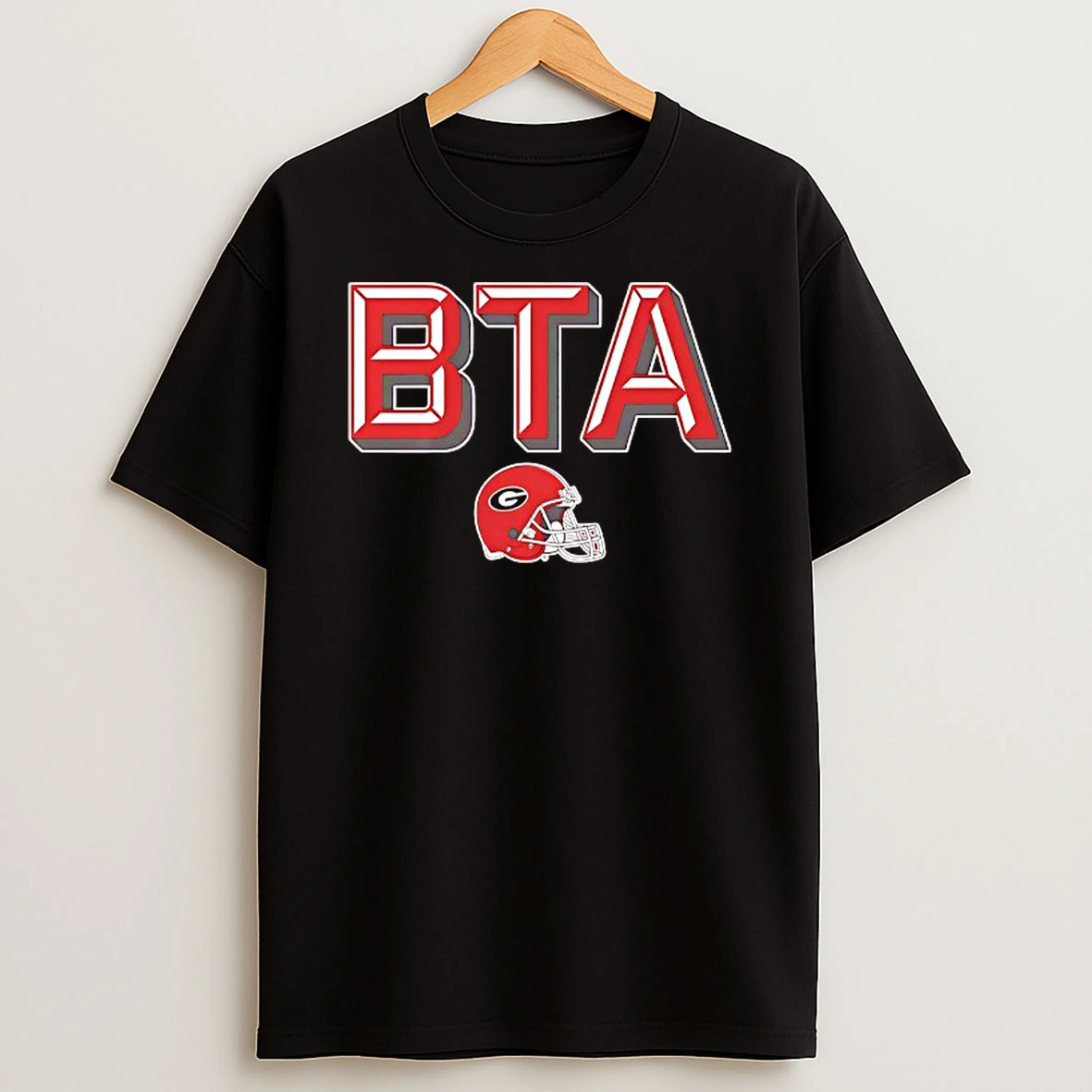 Bta Georgia Bulldogs Football Helmet T Shirt