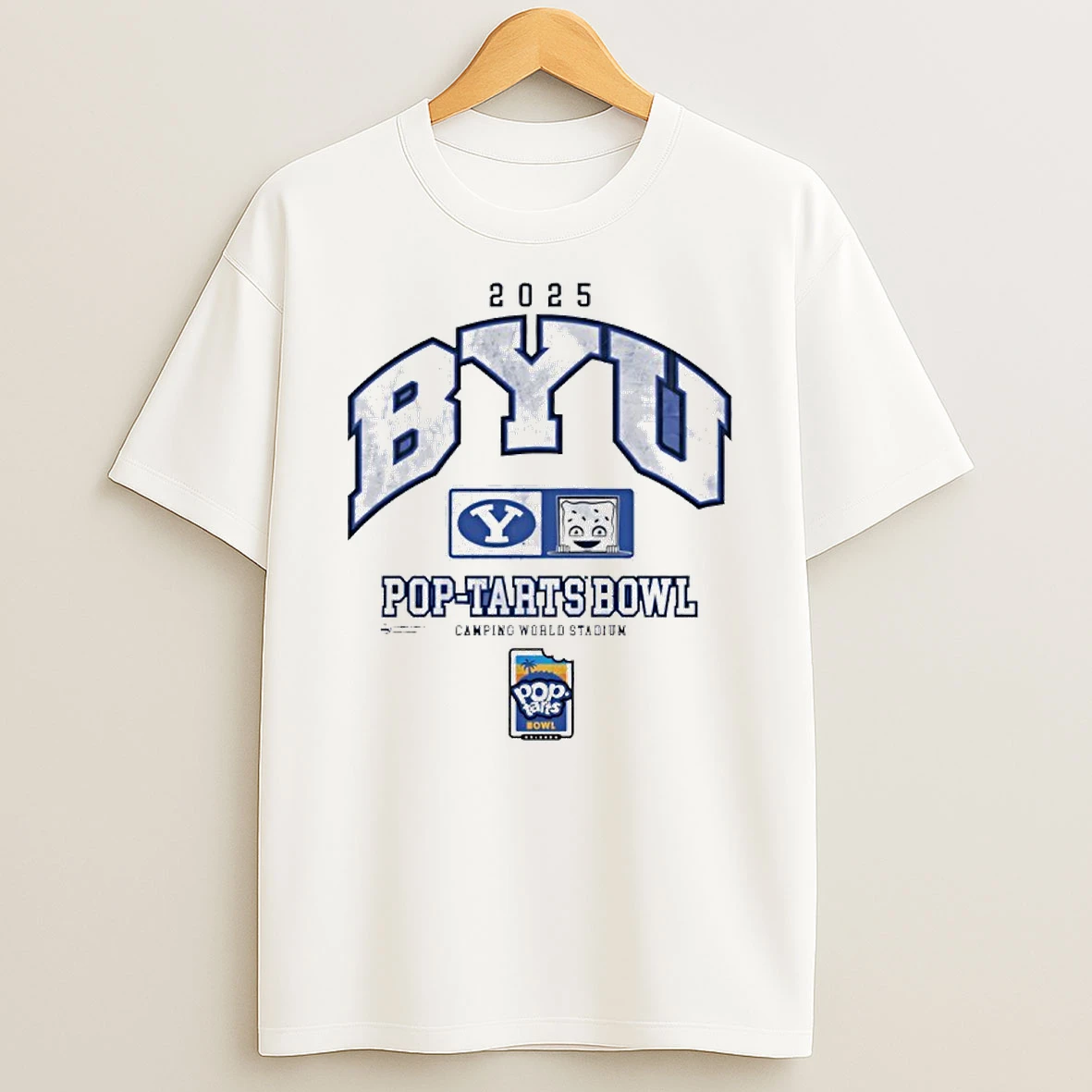 Byu 2025 Pop Tarts Bowl Camping World Stadium T Shirt