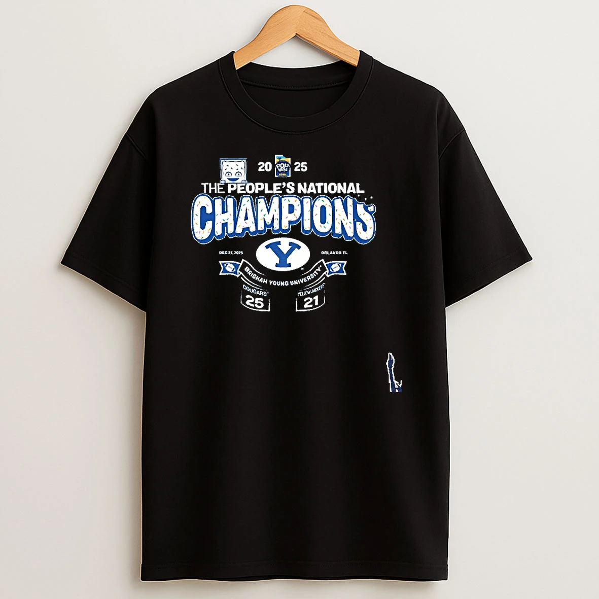Byu 2025 Pop Tarts Bowl The Peoples National Champions T Shirt