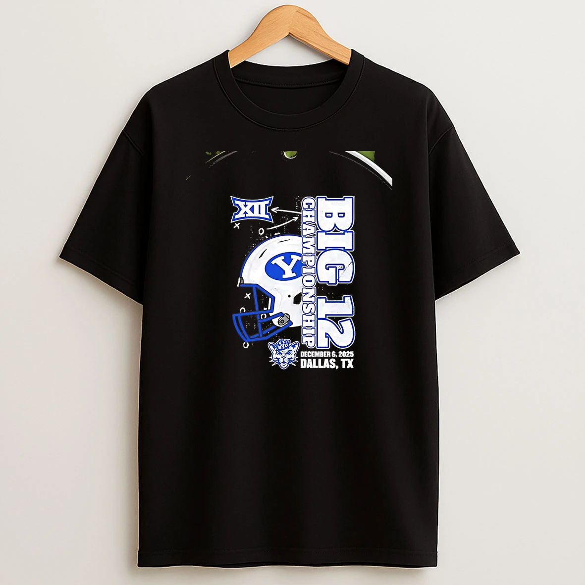 Byu Cougars 2025 Big 12 Championship Christmas Chriast T Shirt