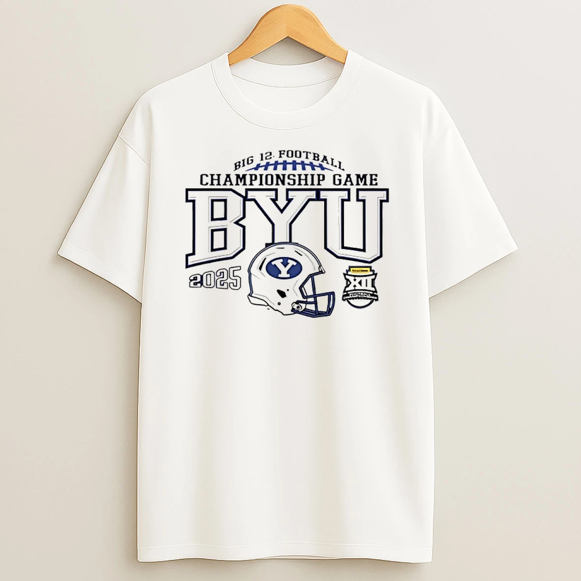 Byu Cougars 2025 Big 12 Football Championship Game T Shirt