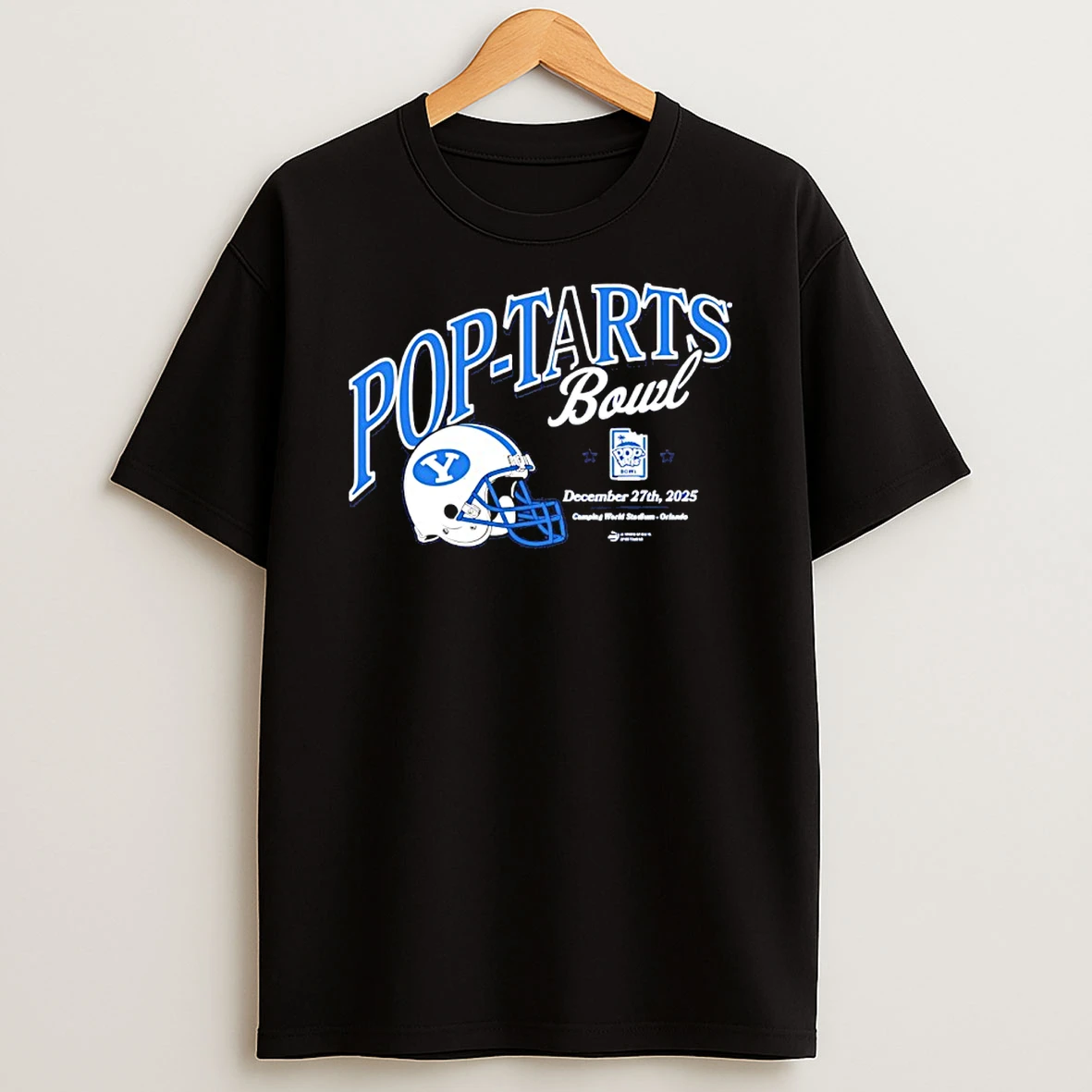 Byu Cougars 2025 Pop Tarts Bowl Helmet T Shirt