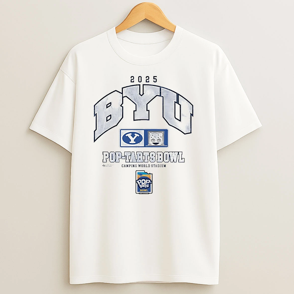 Byu Cougars 2025 Pop Tarts Bowl Stadium T Shirt