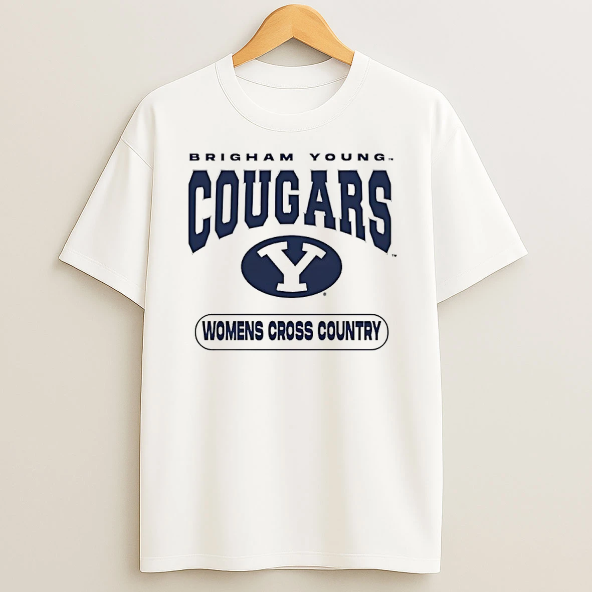 Byu Cougars 2025 Womens Cross Country T Shirt