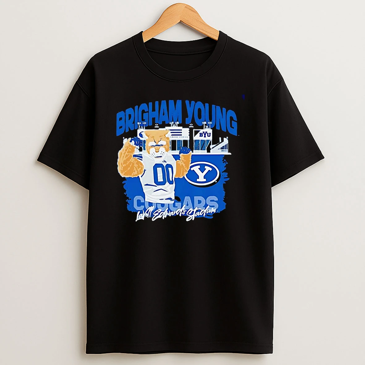 Byu Cougars Lavell Edwards Stadium T Shirt