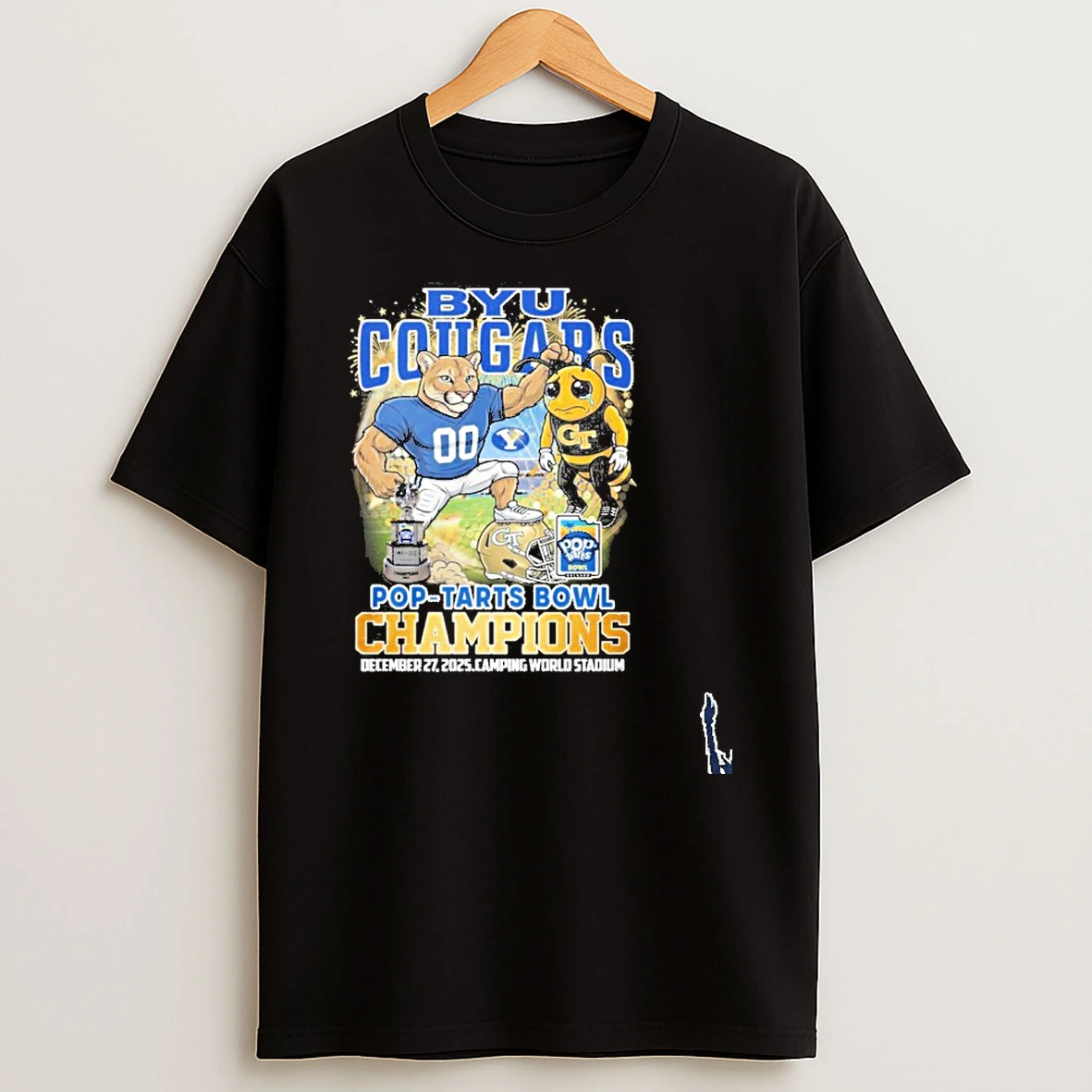 Byu Cougars Mascot Pop Tarts Bowl Champions T Shirt