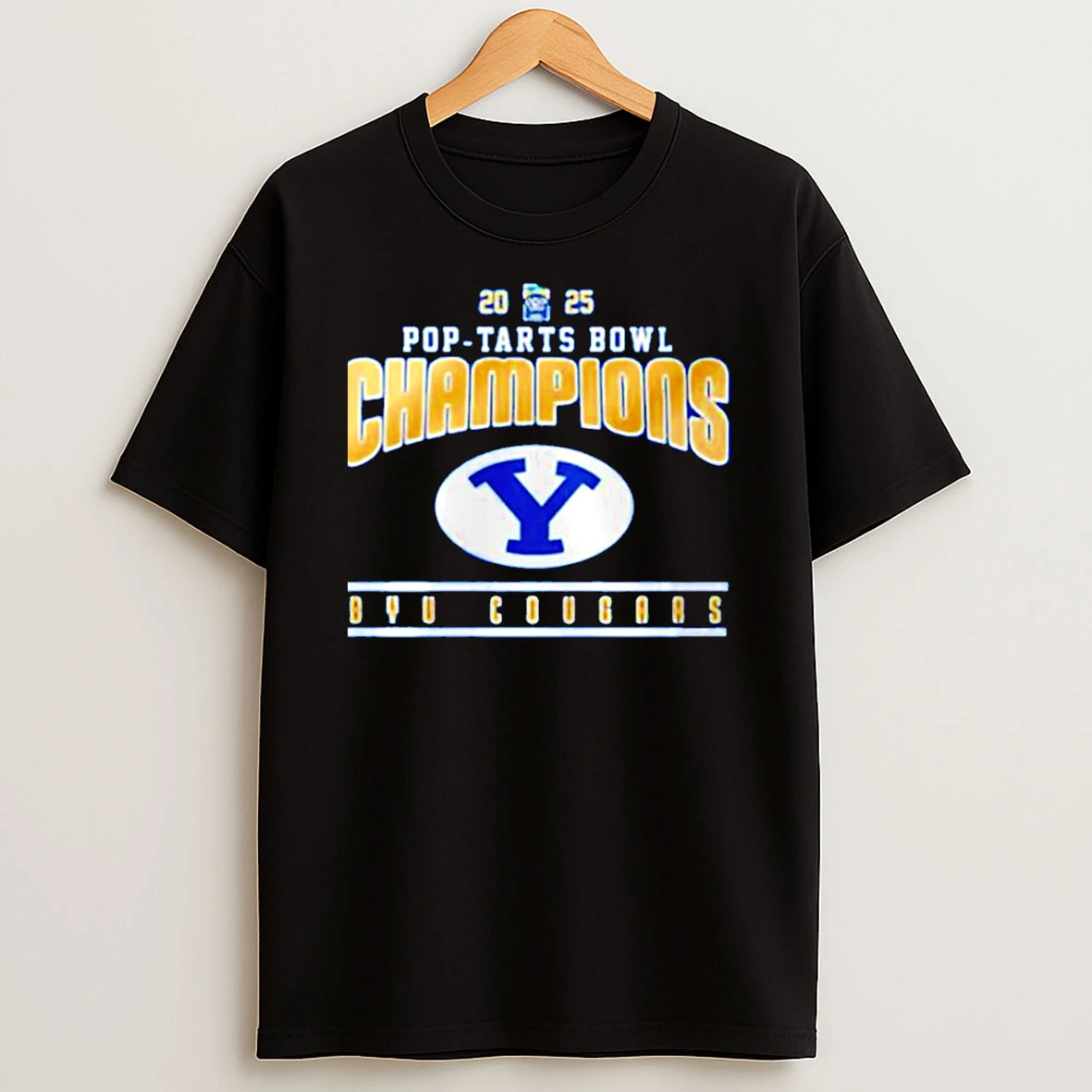 Byu Cougars Pop Tarts Bowl Champions 2025 T Shirt