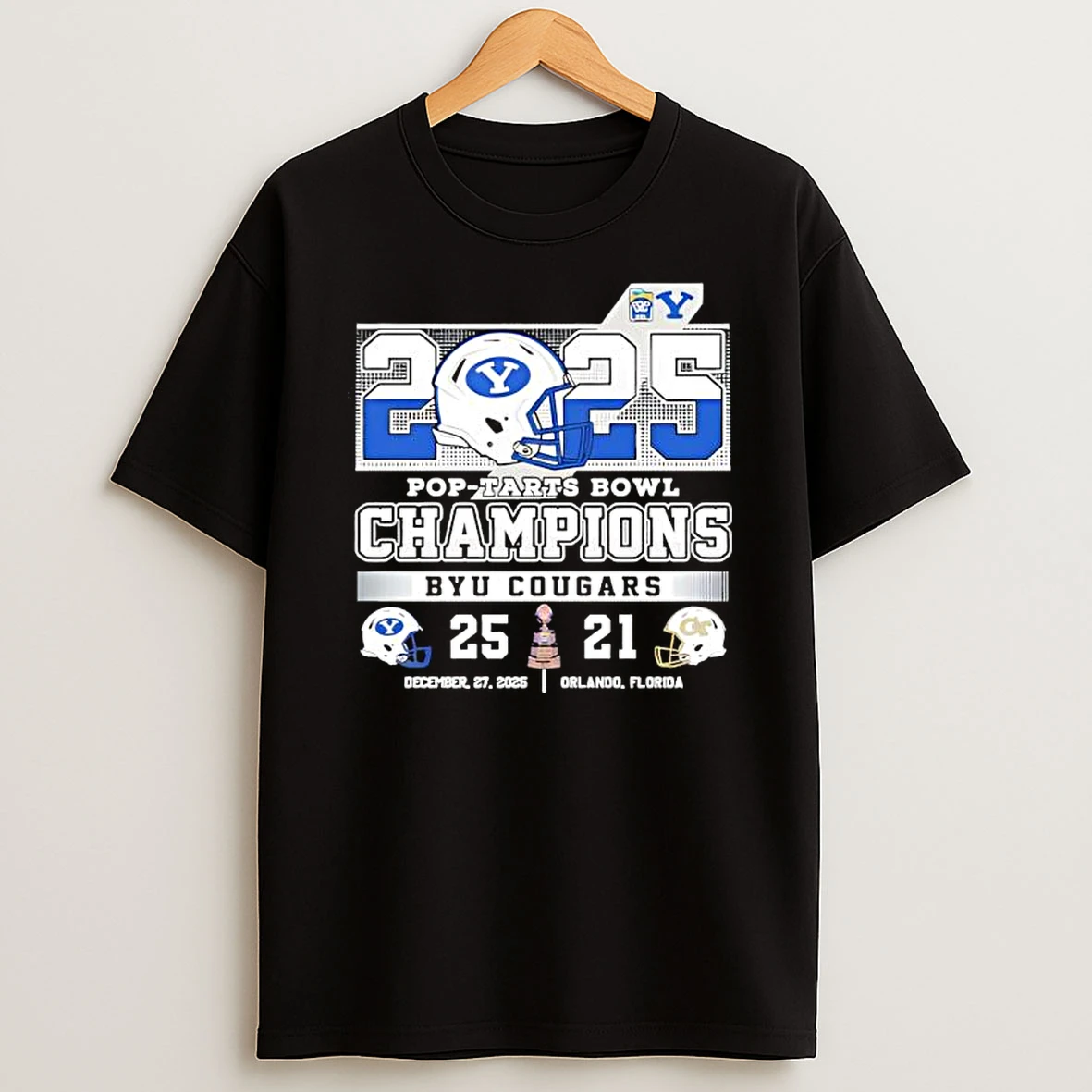 Byu Cougars Pop Tarts Bowl Champions T Shirt