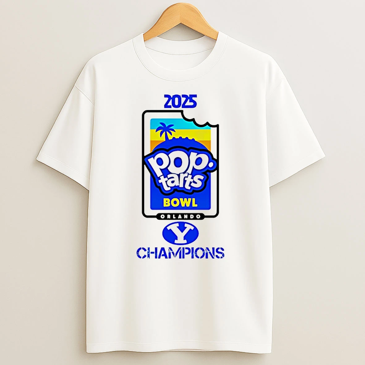 Byu Football 2025 Pop Tarts Bowl Champions Classic T Shirt