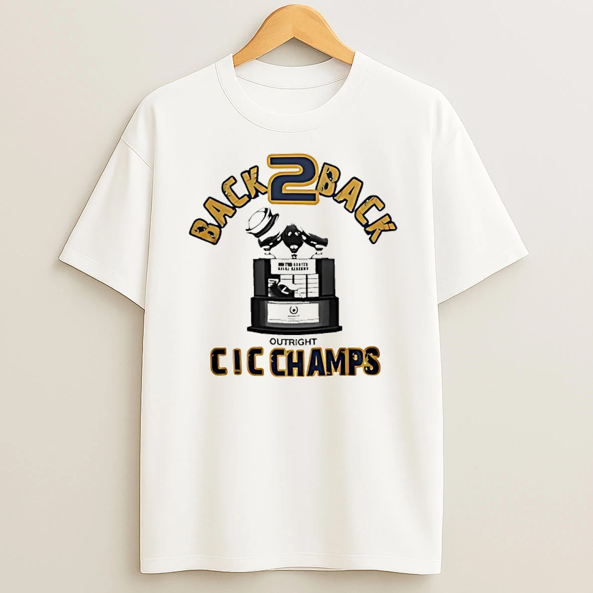 Back 2 Back Outright Cic Champs T Shirt