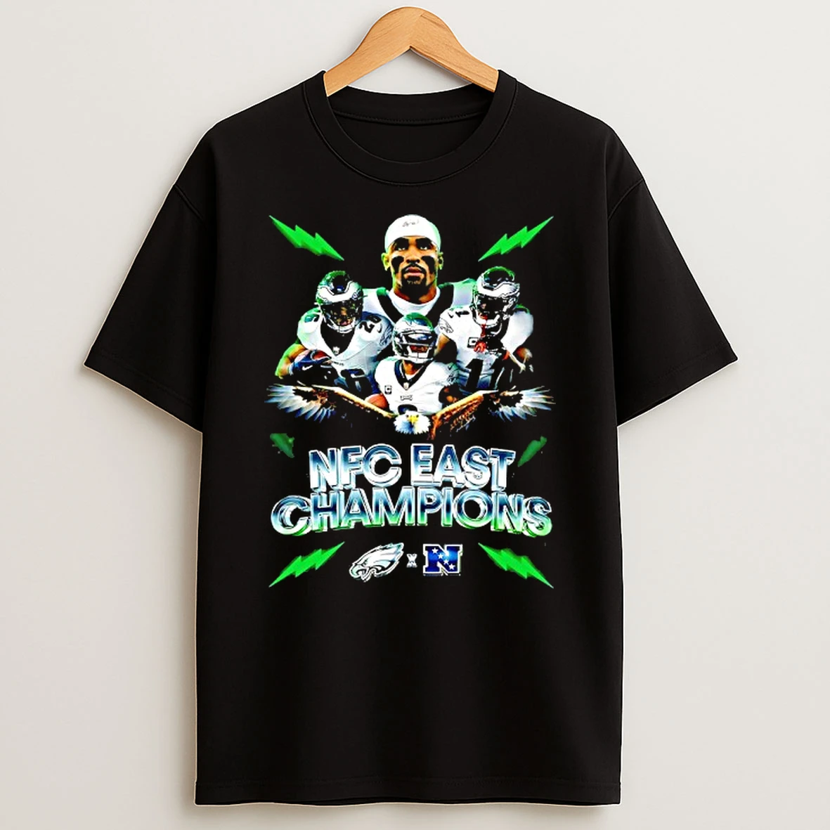 Back 2 Back Philadelphia Eagles 2025 Nfc East Champions Graphic T Shirt