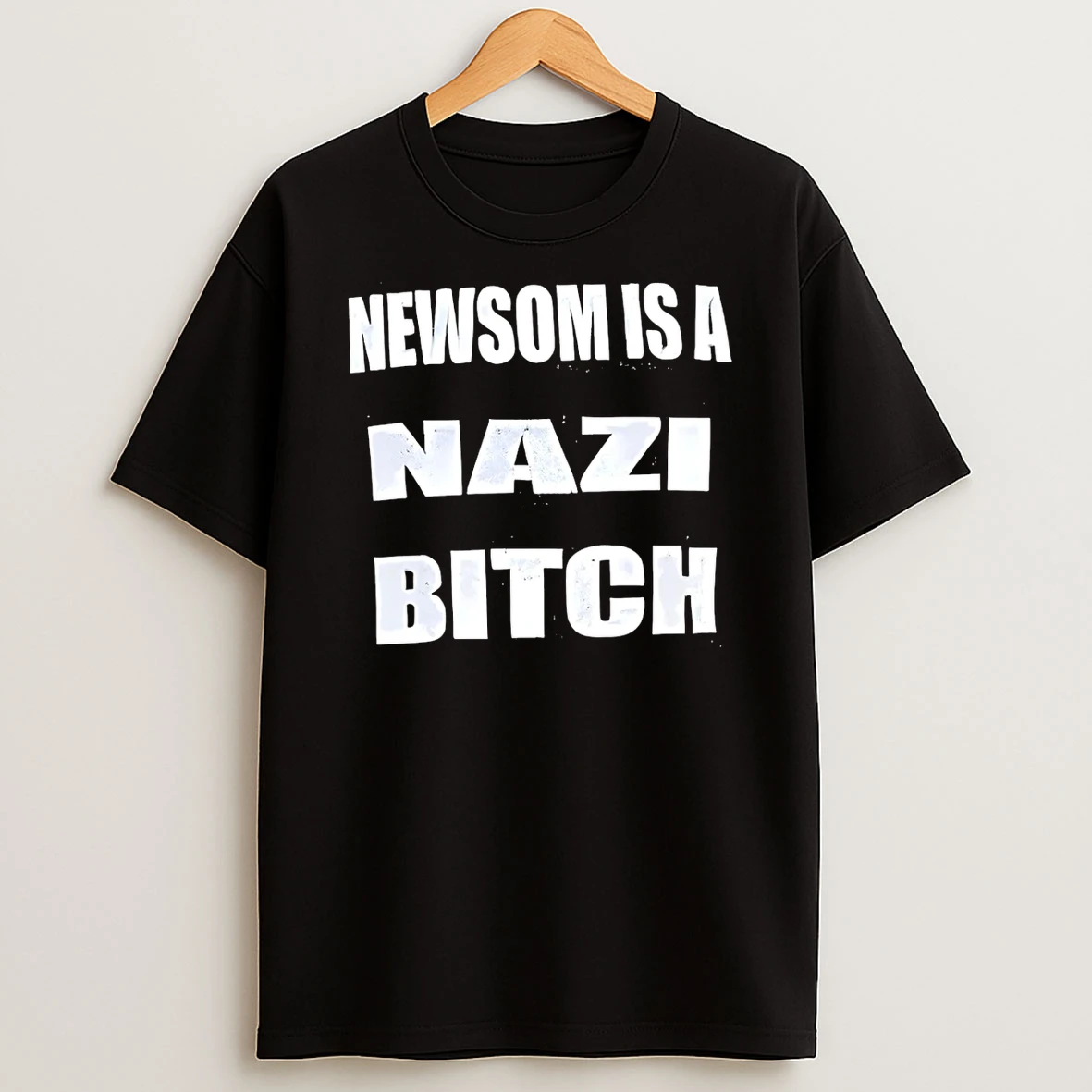 Back Newsom Is A Nazi Bitch T Shirt