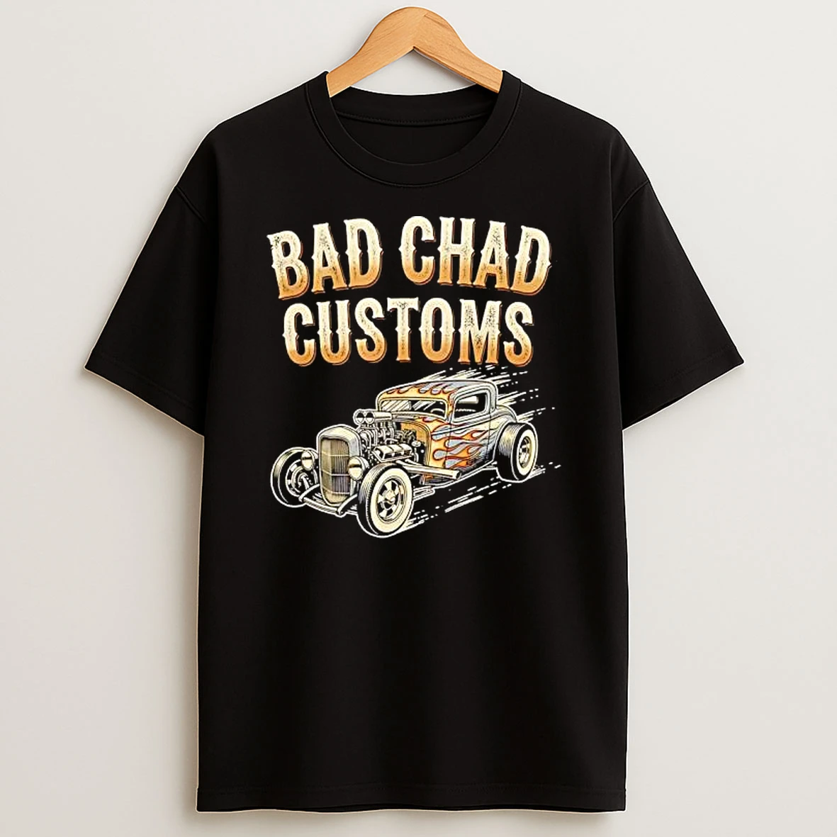 Bad Chad Customs Hot Rod T Shirt
