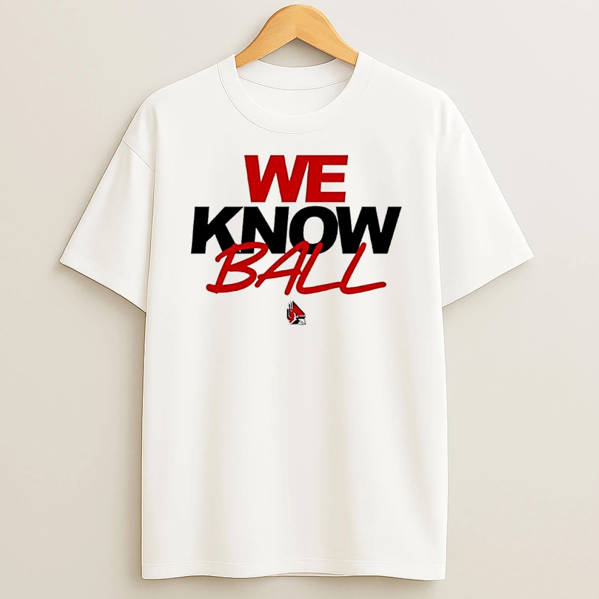 Ball State We Know Ball T Shirt
