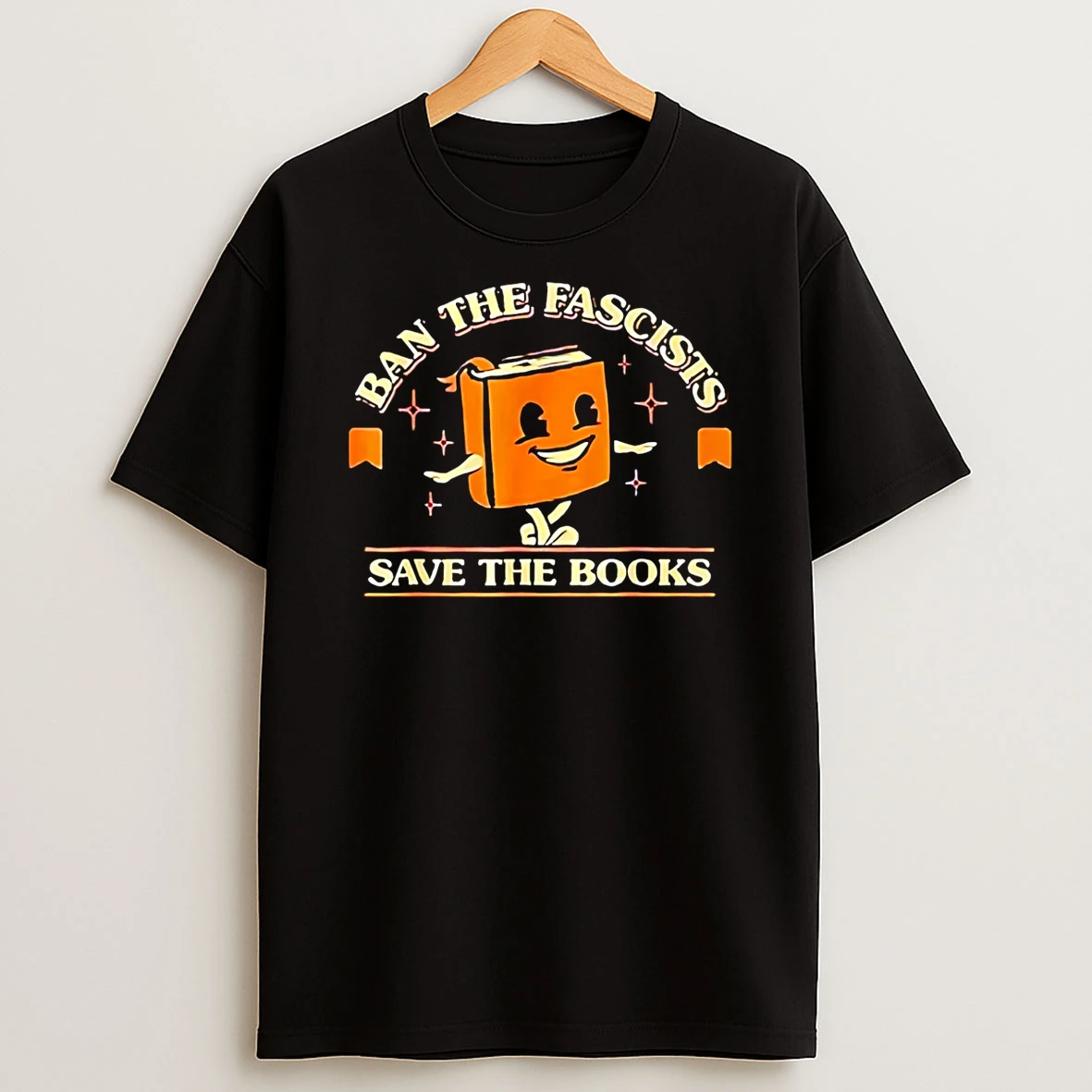 Ban The Fascists Save The Books T Shirt