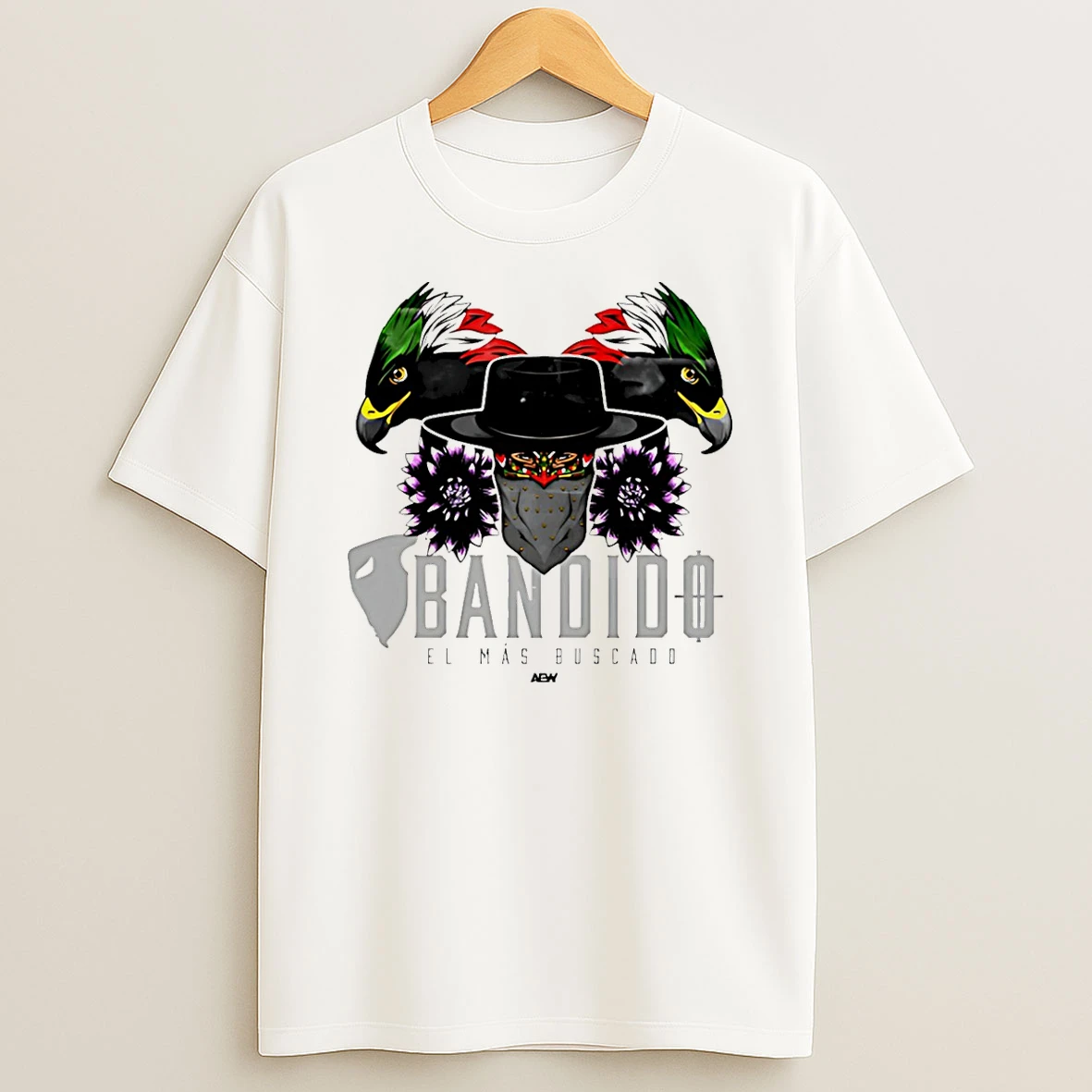 Bandido El Mas Buscado Hat Of Many Colors T Shirt