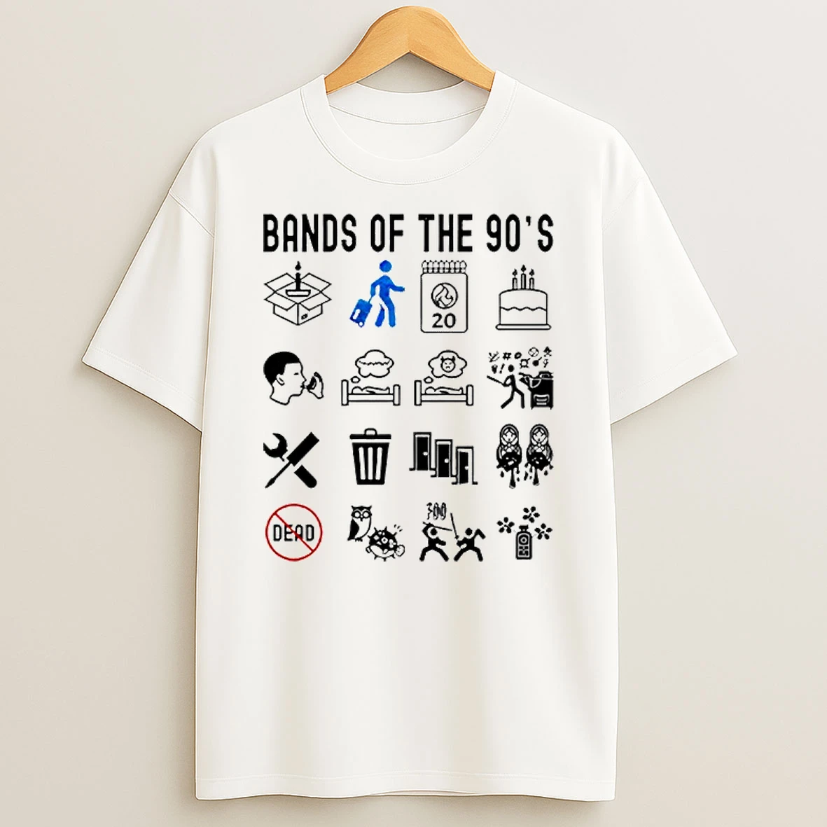 Bands Of The 90s T Shirt