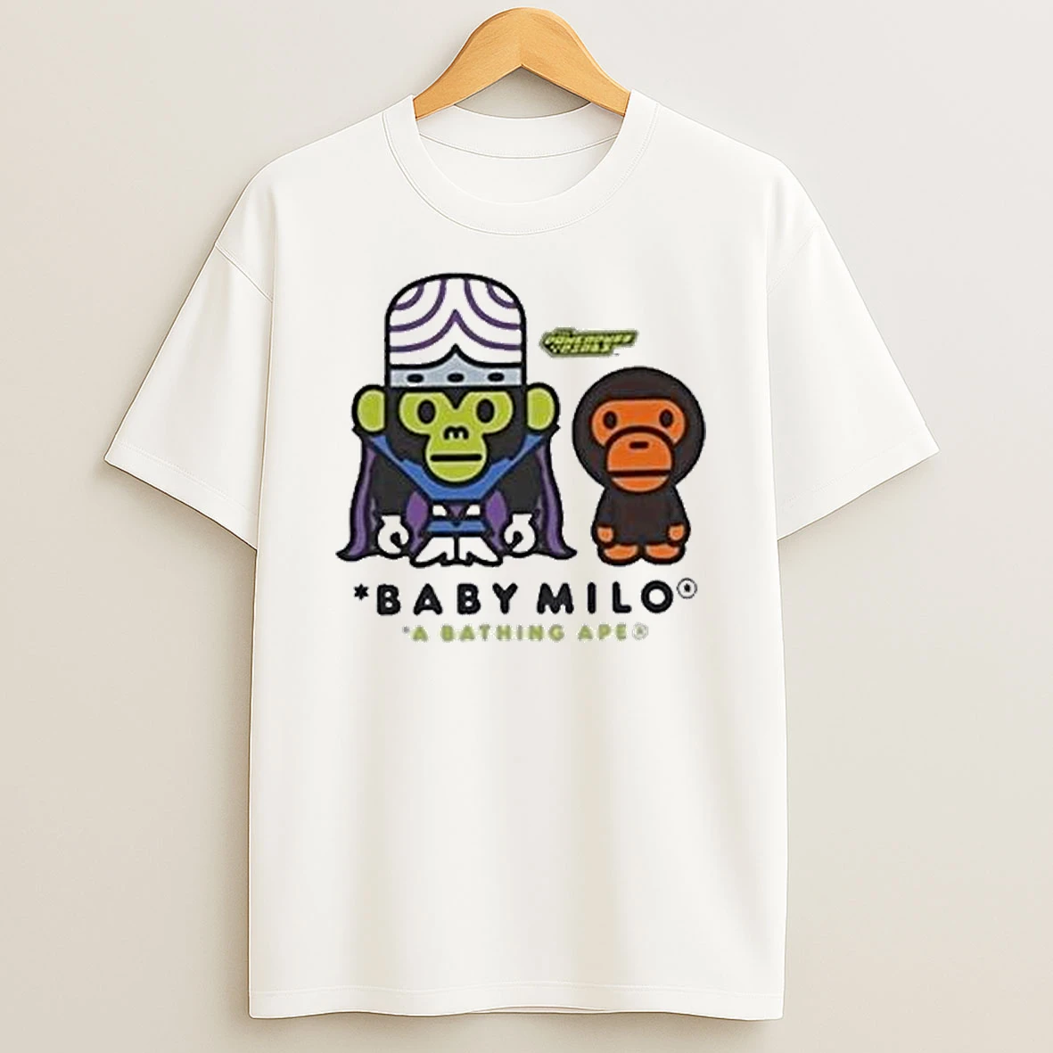 Bape X The Powerpuff Girls Mojo Jojo T Shirt