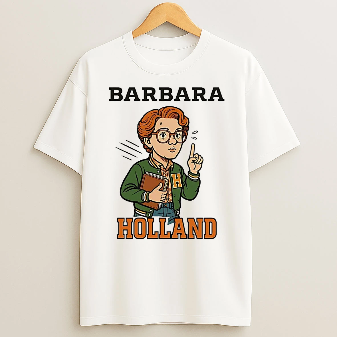 Barbara Holland Stranger Things Caricature T Shirt