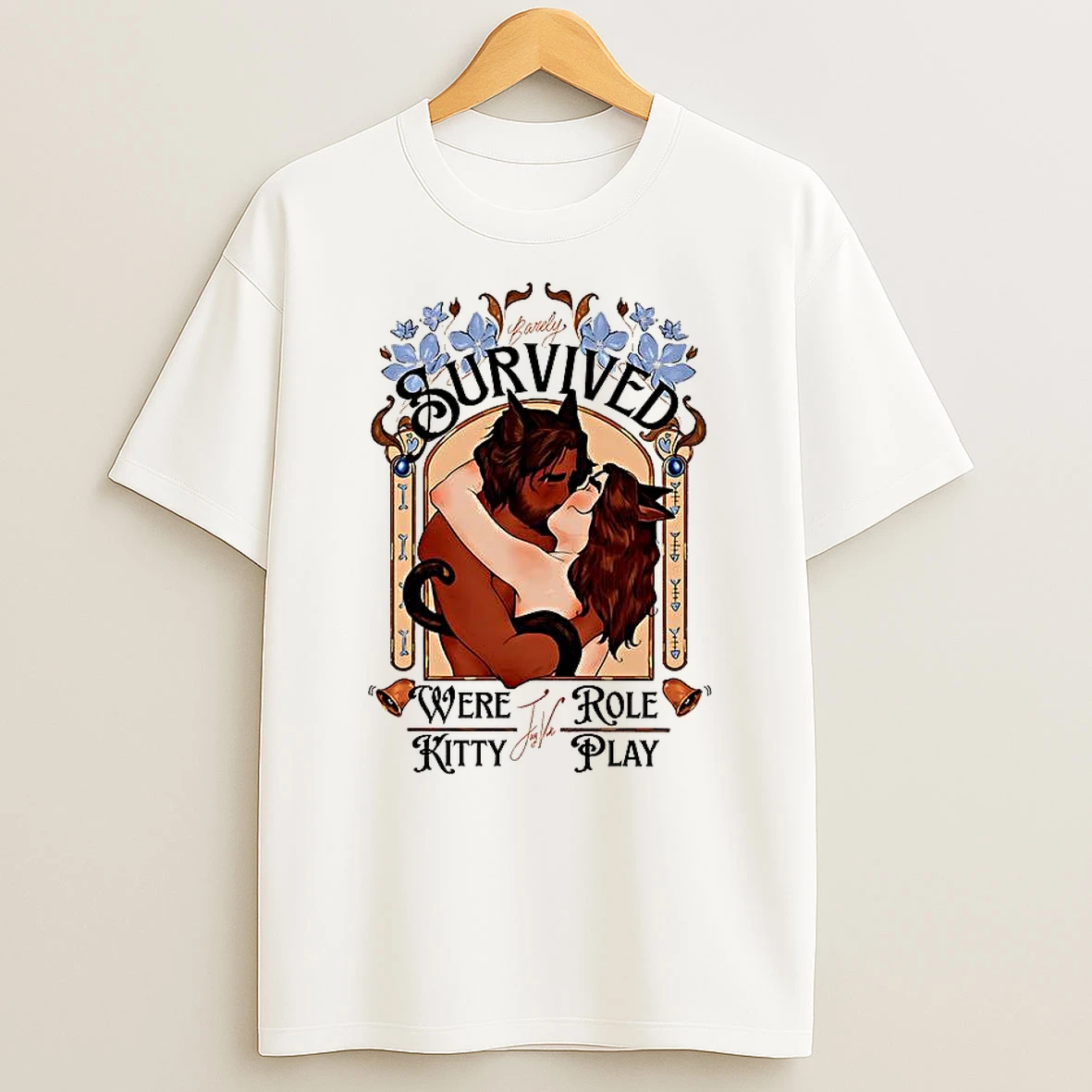 Barely Survived Were Role Kitty Play T Shirt