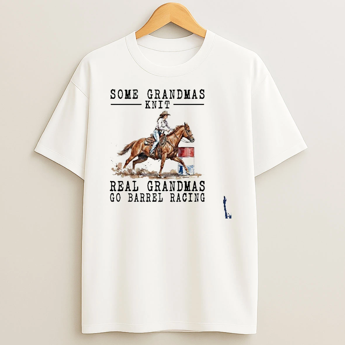 Barrel Racing Some Grandmas Knit Real Grandmas T Shirt