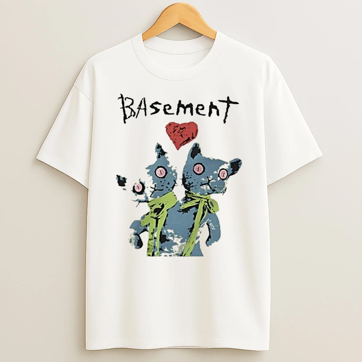 Basement Siamese Cats New T Shirt