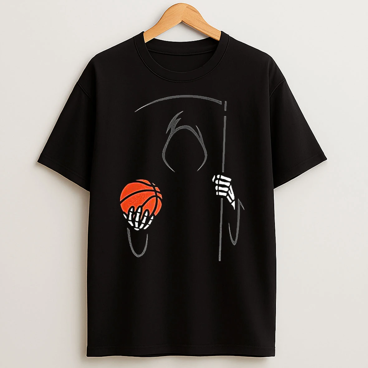 Basketball Grim Reaper T Shirt