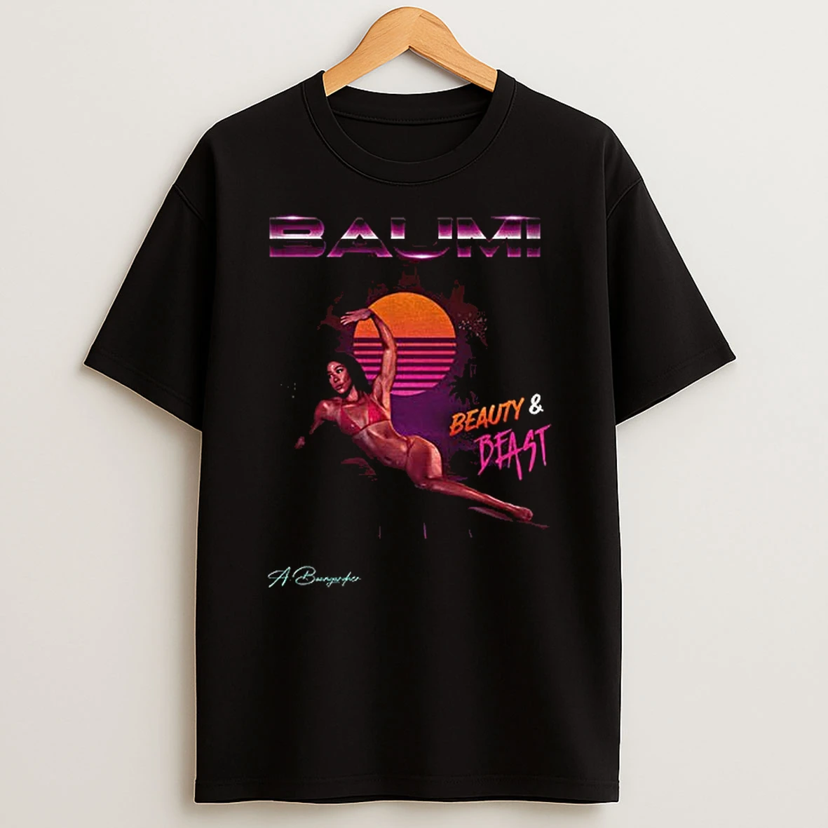 Baumi Bomb Takes Miami Beauty And Beast Vintage T Shirt
