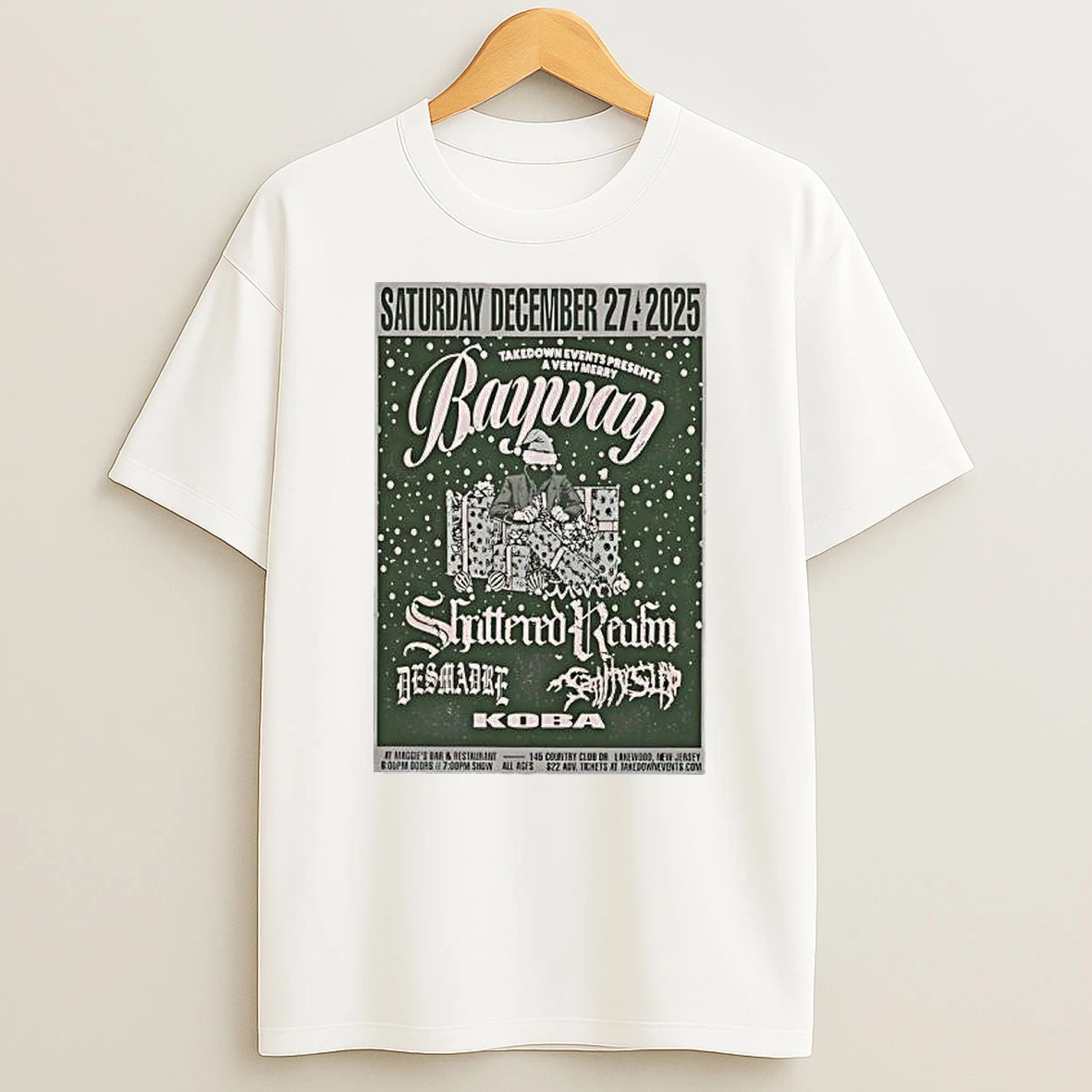 Bayway Event Lakewood Nj On Dec 27 2025 T Shirt