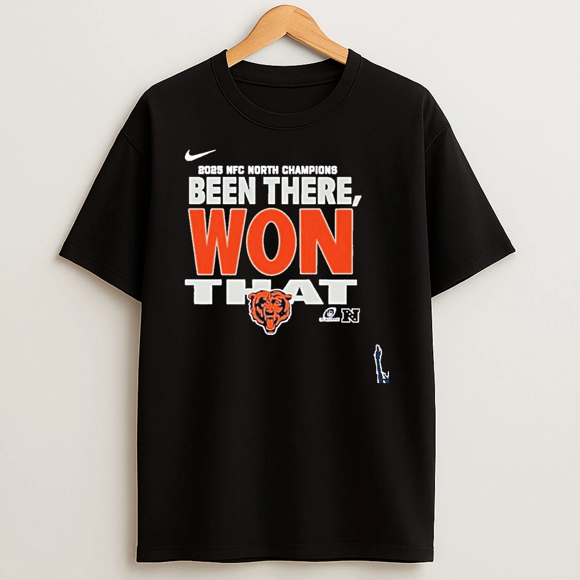 Bears 2025 Nfc North Division Champions Locker Room T Shirt