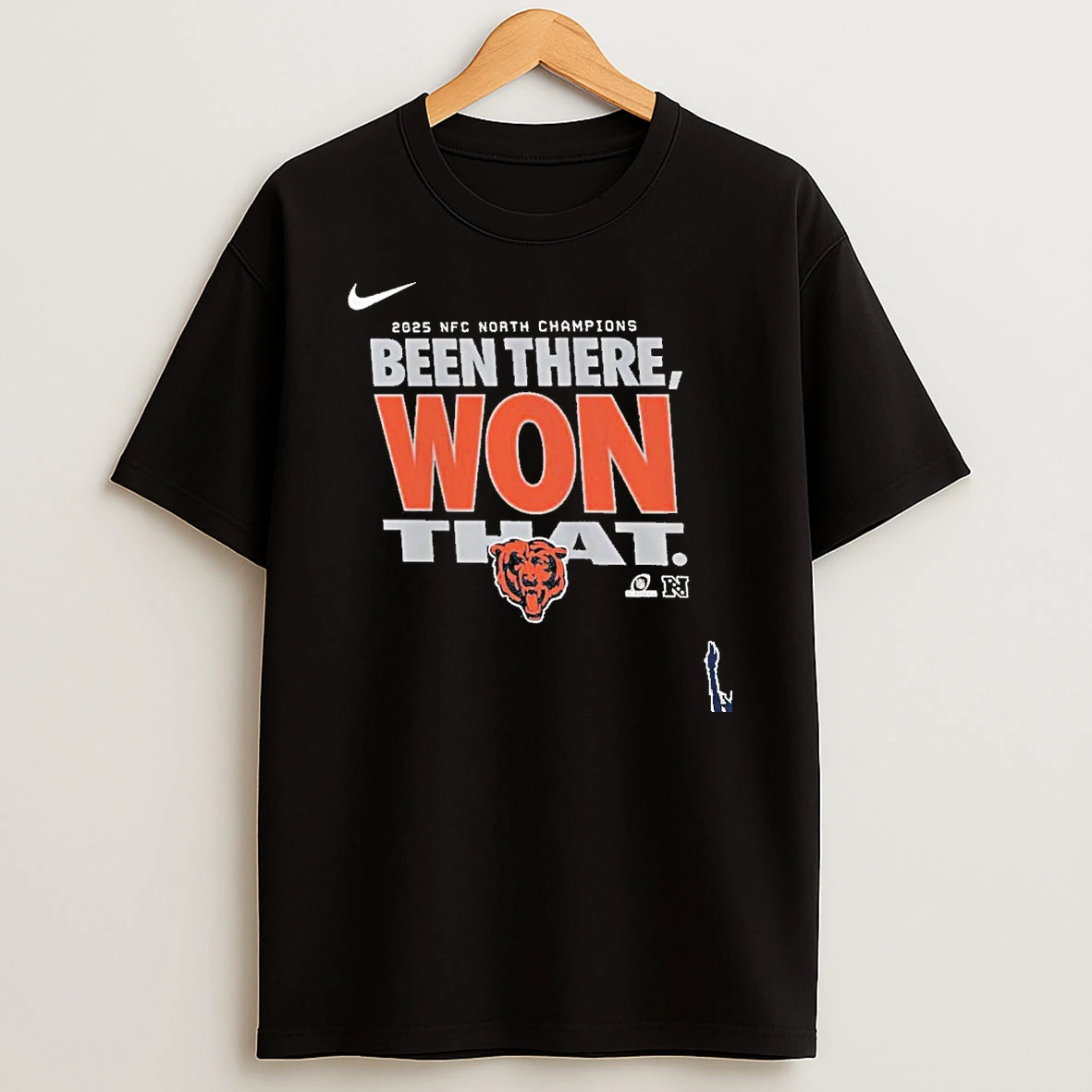 Bears Nfc North Division Champions Been There Won That 2025 T Shirt