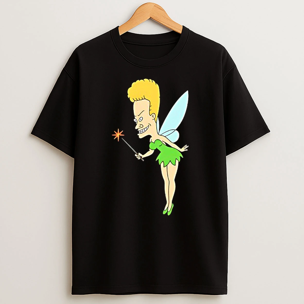 Beavis X Tinker Bell The Cornholio Fairy T Shirt