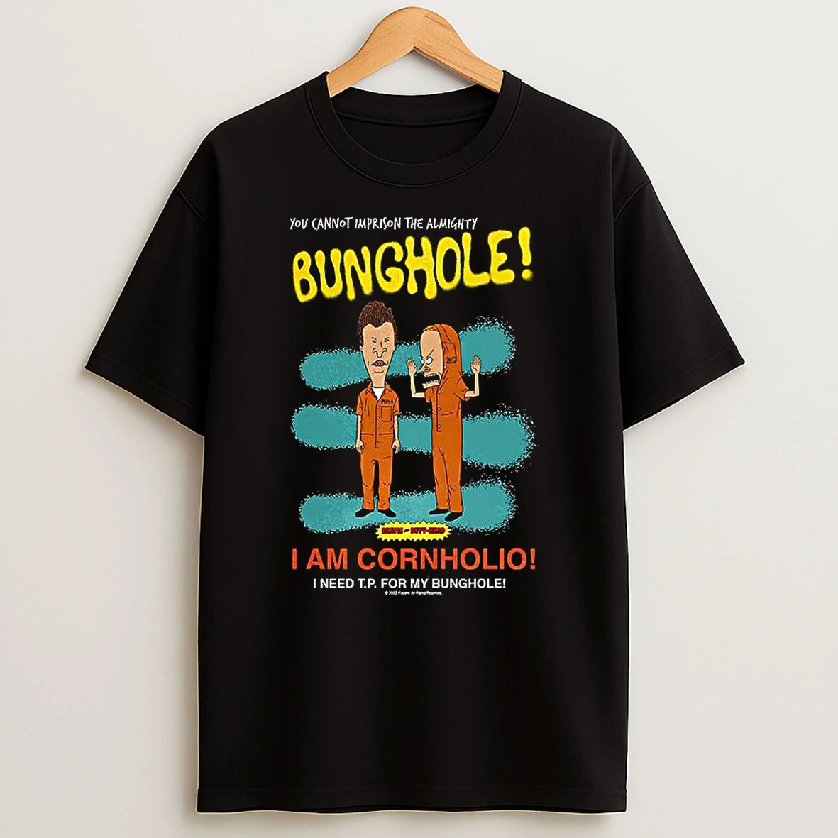 Beavis And Butt Head Bunghole I Am Cornholio T Shirt